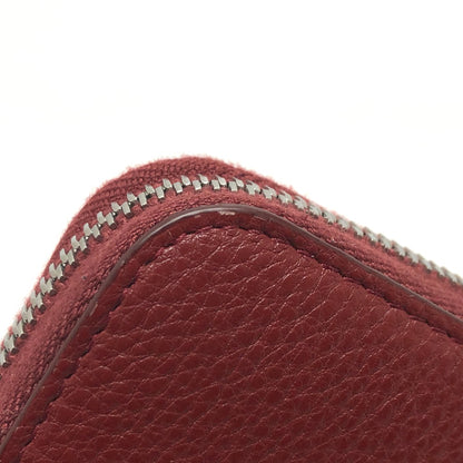 PRADA Long Wallet Purse 2ML317 leather Red type logo gradient Zip Around