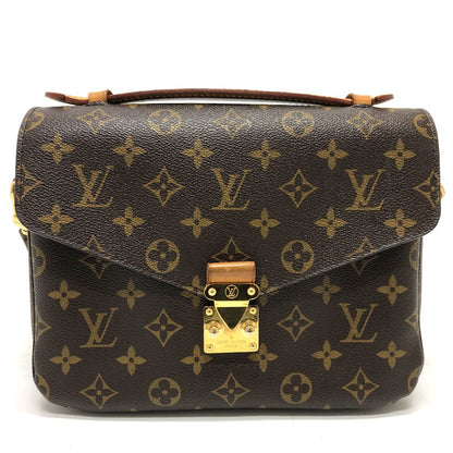 LOUIS VUITTON Handbag M40780 Monogram canvas Brown Monogram Pochette Metis MM Women Used Authentic