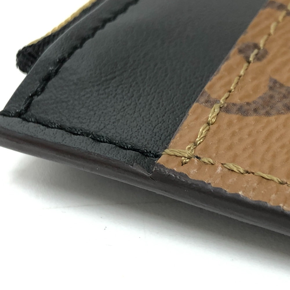 LOUIS VUITTON Pouch M80390 Monogram reverse canvas Brown Monogram reverse Slim perspective