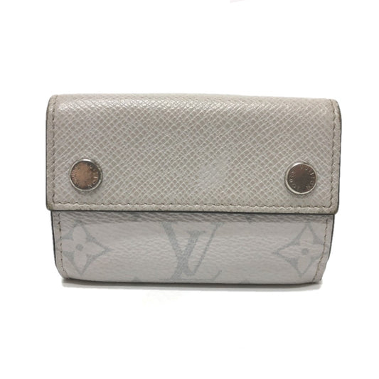LOUIS VUITTON Trifold wallet M67621 Monogram canvas white Tiger Lama Monogram This Cabas Lee-Compact Wallet