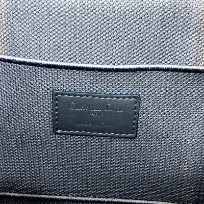 Dior Vanity bag canvas blue Canage Women Used Authentic