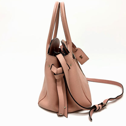 LOUIS VUITTON Handbag M54347 leather pink Mira PM Women Used Authentic