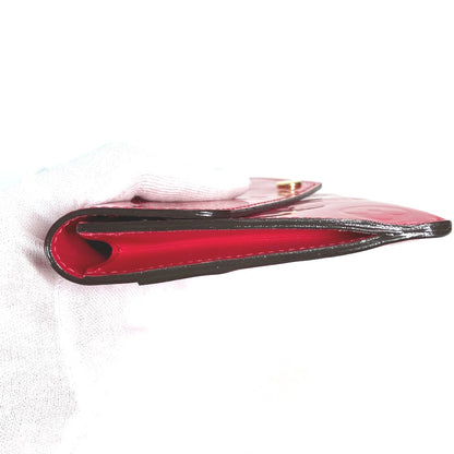 LOUIS VUITTON Long Wallet Purse M61689 Monogram Vernis pink Monogram Vernis Portefeuille Jeanne