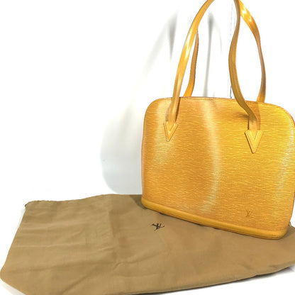 LOUIS VUITTON Shoulder Bag M52289 Epi Leather yellow Epi Ryu Sac Women Used Authentic