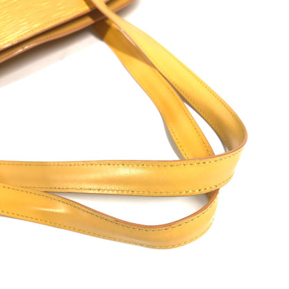 LOUIS VUITTON Shoulder Bag M52289 Epi Leather yellow Epi Ryu Sac Women Used Authentic
