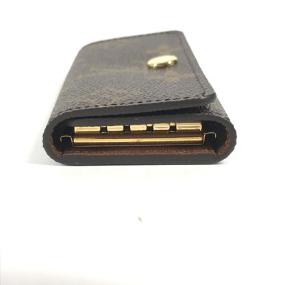 LOUIS VUITTON Key case Key holder  M69517 Monogram canvas Brown Monogram Multicles 4 Women Used Authentic