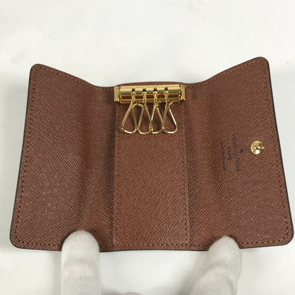 LOUIS VUITTON Key case Key holder  M69517 Monogram canvas Brown Monogram Multicles 4 Women Used Authentic