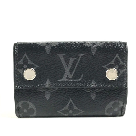LOUIS VUITTON Trifold wallet M67630 Monogram Eclipse Canvas black Monogram Eclipse Discovery Compact