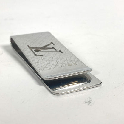 LOUIS VUITTON Money clip M65041 metal Silver building clip champs elysées