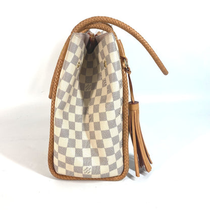LOUIS VUITTON Shoulder Bag N44027 Damier Azur Canvas white Damier Azur Propriano Women Used Authentic