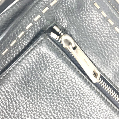 FENDI Shoulder Bag 7VA407 leather black Messenger bag Celeria mens Used Authentic