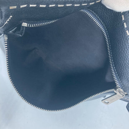 FENDI Shoulder Bag 7VA407 leather black Messenger bag Celeria mens Used Authentic