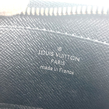 LOUIS VUITTON Coin case M63375 Taiga Leather black Taiga Portemonejour