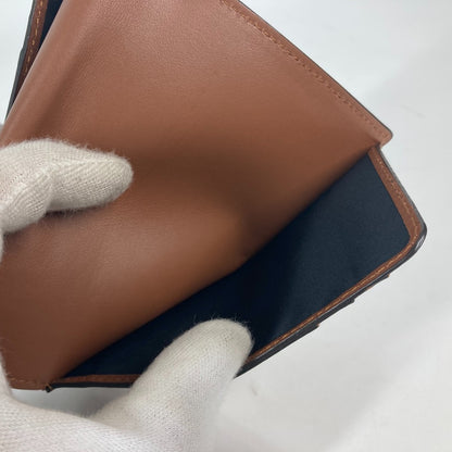 BURBERRY passport case PVC / Leather Brown TB logo