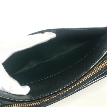 LOUIS VUITTON business bag M30184 Taiga Leather green Taiga Baikal