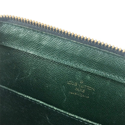 LOUIS VUITTON business bag M30184 Taiga Leather green Taiga Baikal