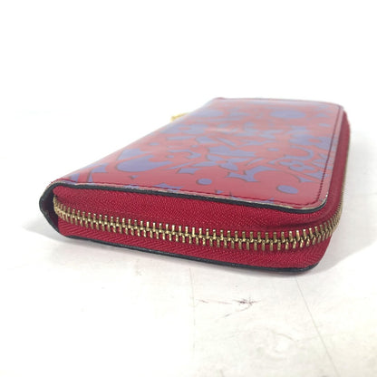 LOUIS VUITTON Long Wallet Purse M90123 Patent leather pink Vernis suite monogram Zippy wallet
