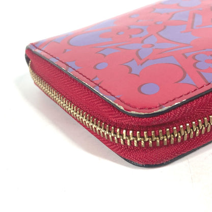 LOUIS VUITTON Long Wallet Purse M90123 Patent leather pink Vernis suite monogram Zippy wallet