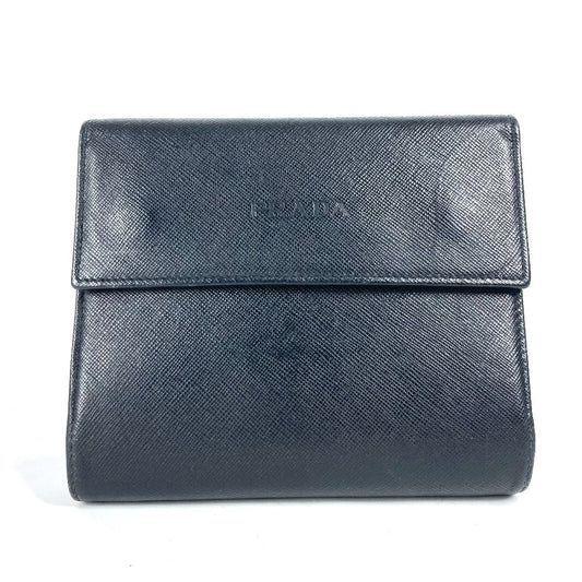 PRADA Notebook cover leather black logo
