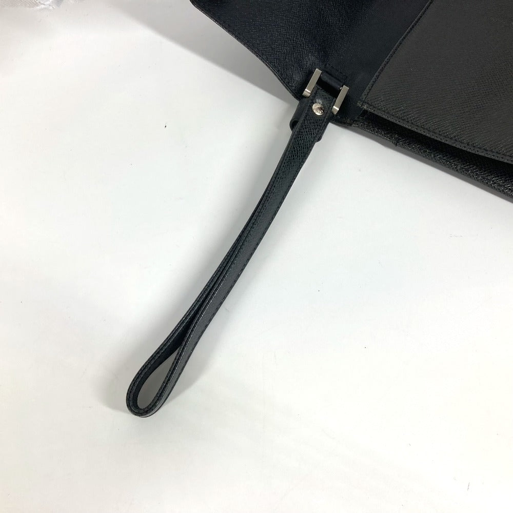 LOUIS VUITTON business bag M30782 Taiga Leather black Taiga Selenga