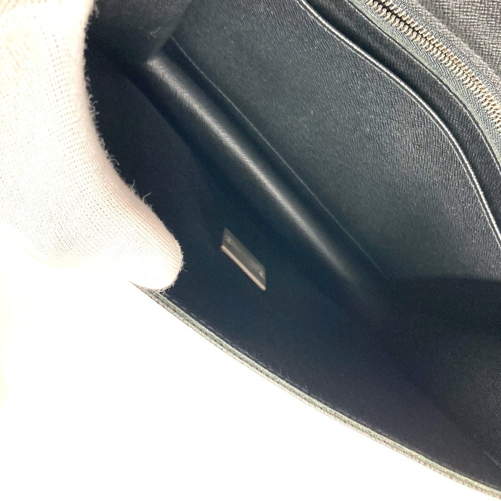 LOUIS VUITTON business bag M30782 Taiga Leather black Taiga Selenga