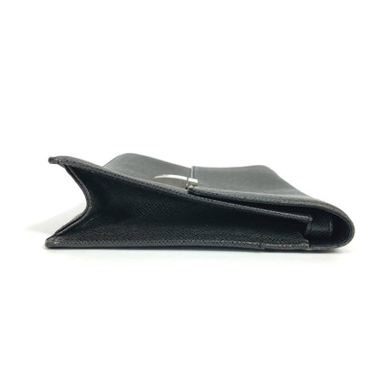LOUIS VUITTON business bag M30782 Taiga Leather black Taiga Selenga