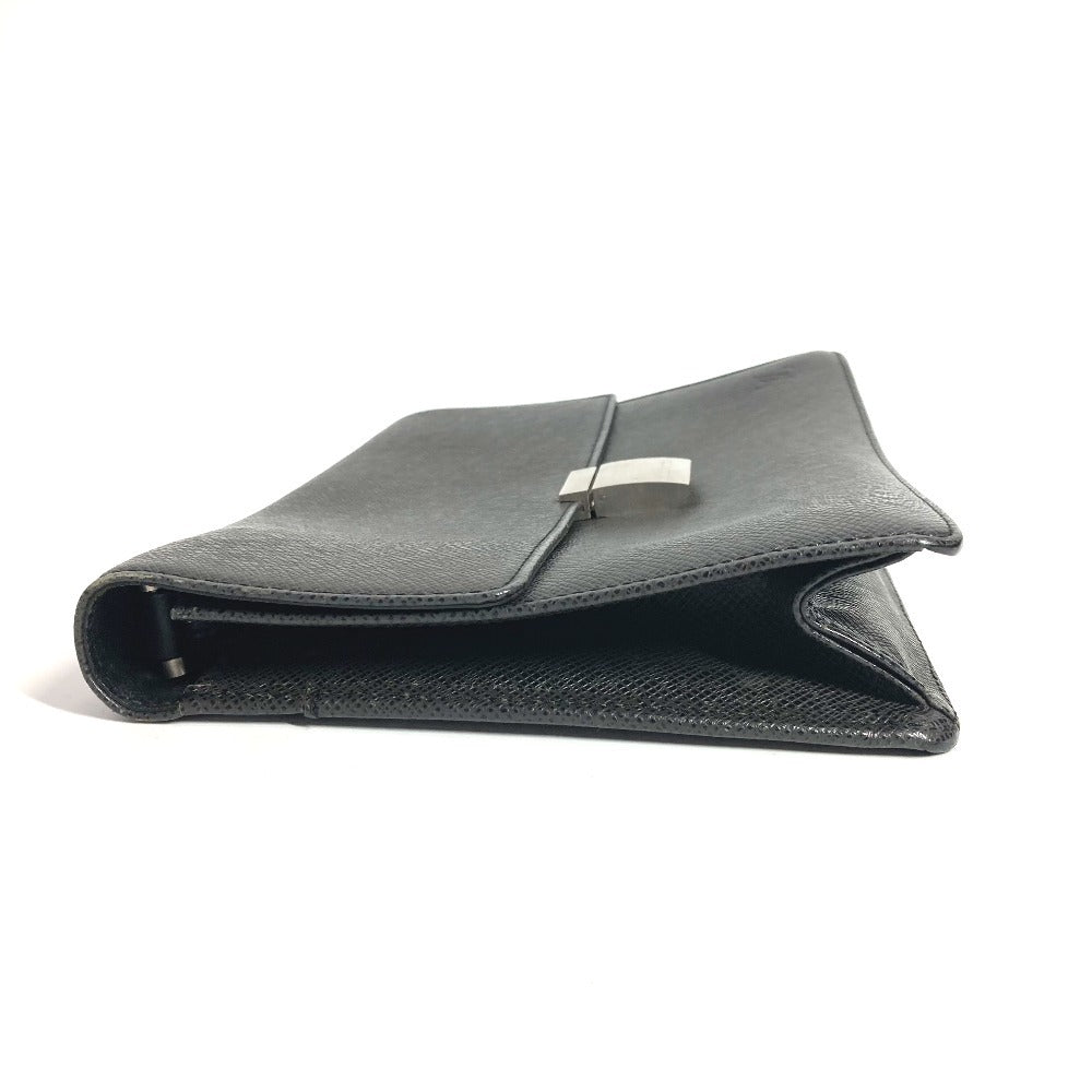 LOUIS VUITTON business bag M30782 Taiga Leather black Taiga Selenga