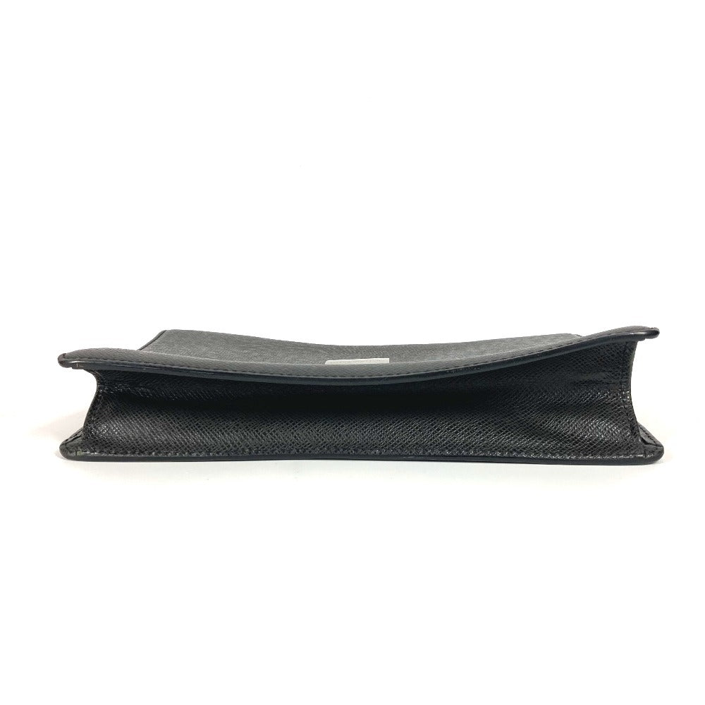 LOUIS VUITTON business bag M30782 Taiga Leather black Taiga Selenga