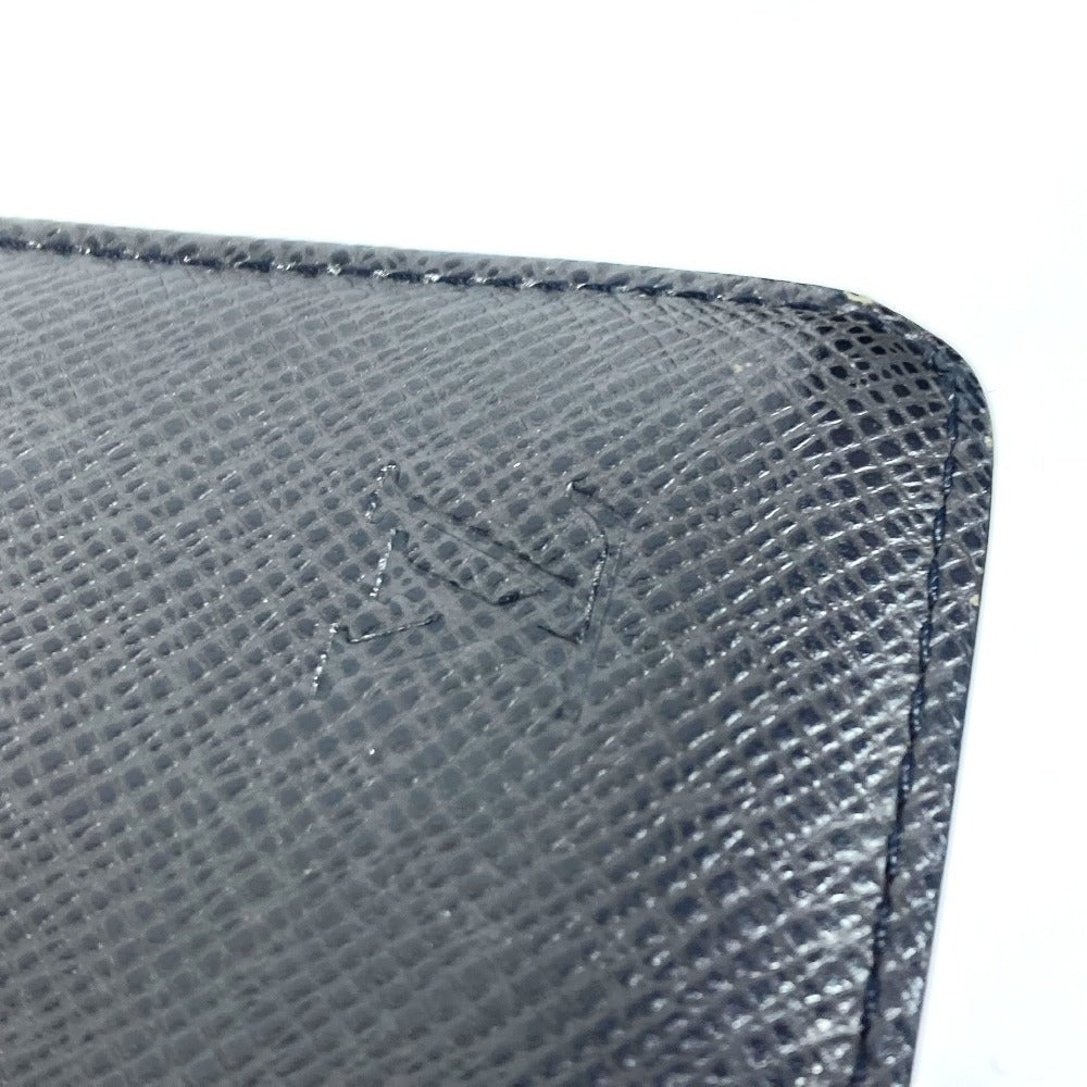 LOUIS VUITTON business bag M30782 Taiga Leather black Taiga Selenga