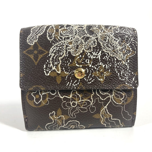 LOUIS VUITTON Trifold wallet M95396 Monogram canvas Brown モノグラムダンティエル Portefeuille Elise