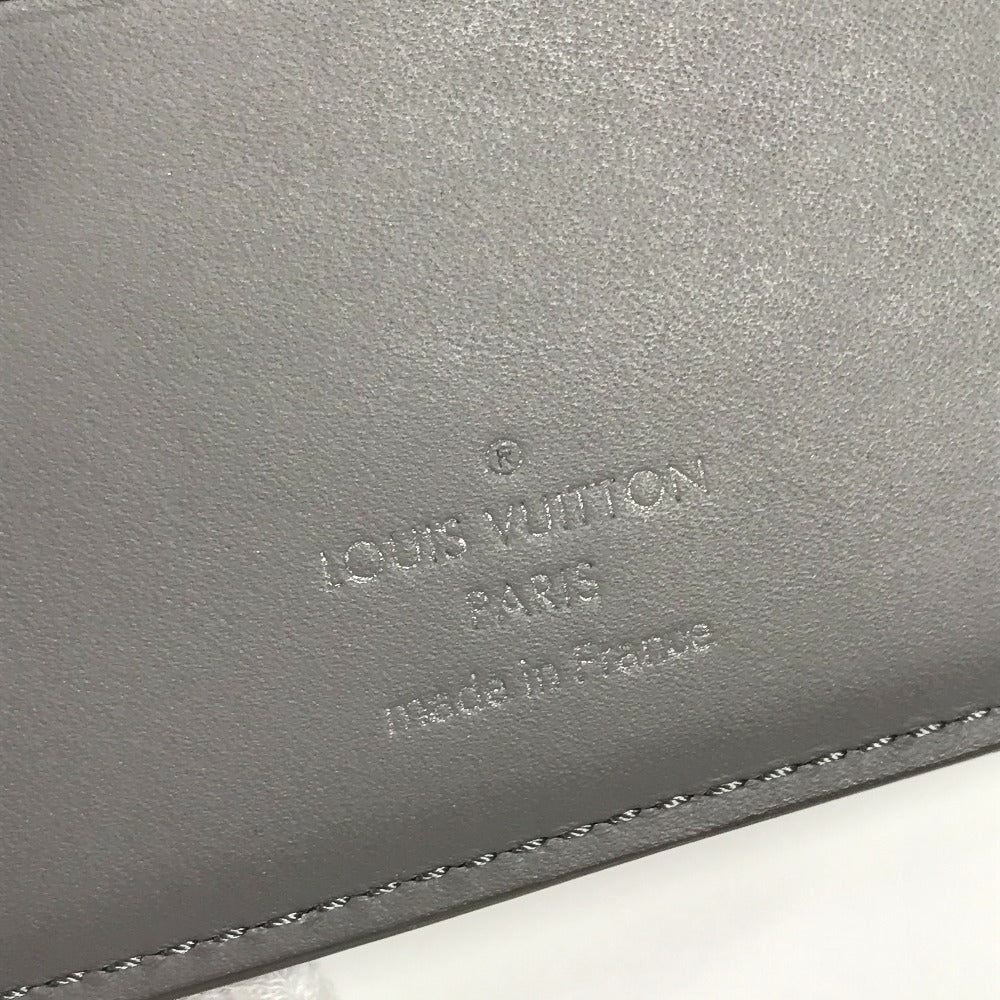 LOUIS VUITTON Folded wallet M81026 Calf leather gray LV Aerogram Portefeuille Multripru