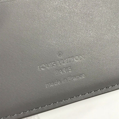 LOUIS VUITTON Folded wallet M81026 Calf leather gray LV Aerogram Portefeuille Multripru