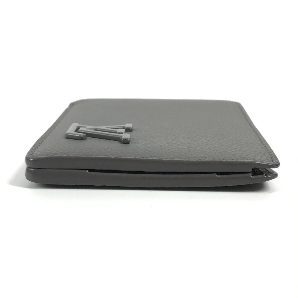 LOUIS VUITTON Folded wallet M81026 Calf leather gray LV Aerogram Portefeuille Multripru
