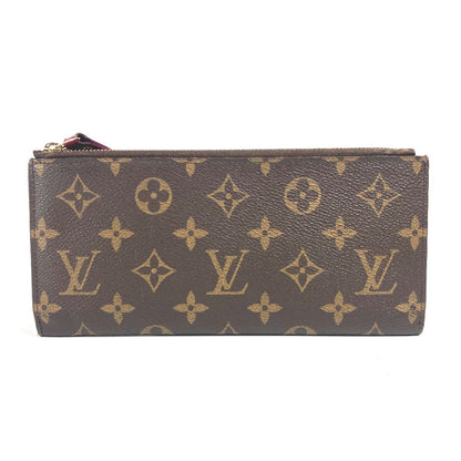 LOUIS VUITTON Long Wallet Purse M61269 Monogram canvas pink Monogram Portefeuille Adele