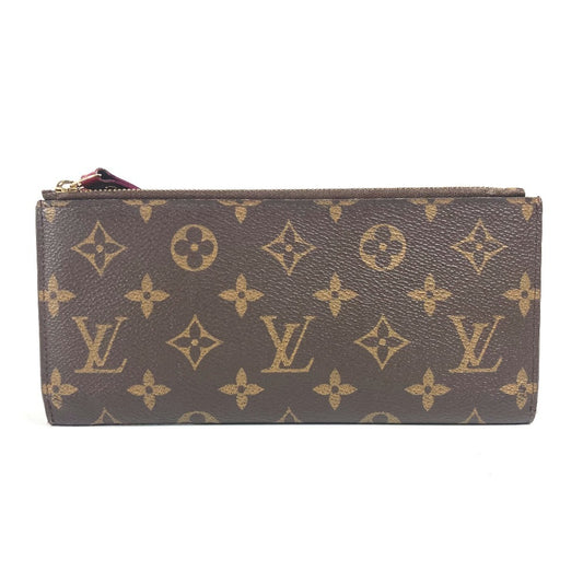 LOUIS VUITTON Long Wallet Purse M61269 Monogram canvas pink Monogram Portefeuille Adele