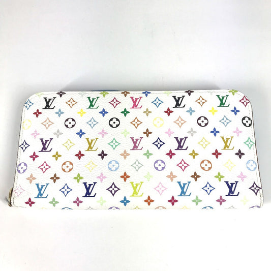 LOUIS VUITTON Long Wallet Purse M93749 Monogram multicolor canvas blue Monogram multicolor Portefeuille Ansolit