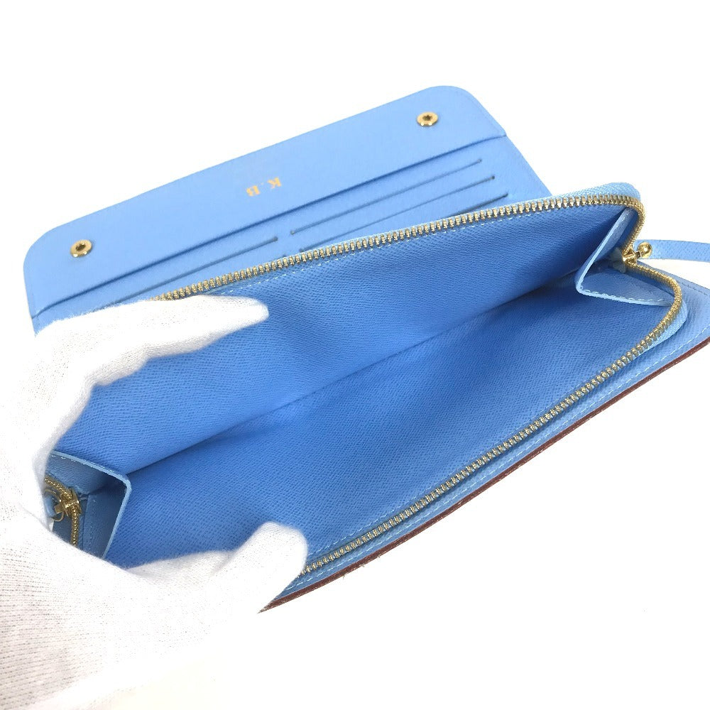 LOUIS VUITTON Long Wallet Purse M93749 Monogram multicolor canvas blue Monogram multicolor Portefeuille Ansolit
