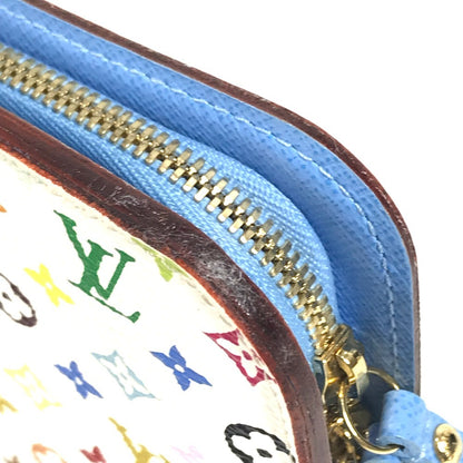 LOUIS VUITTON Long Wallet Purse M93749 Monogram multicolor canvas blue Monogram multicolor Portefeuille Ansolit