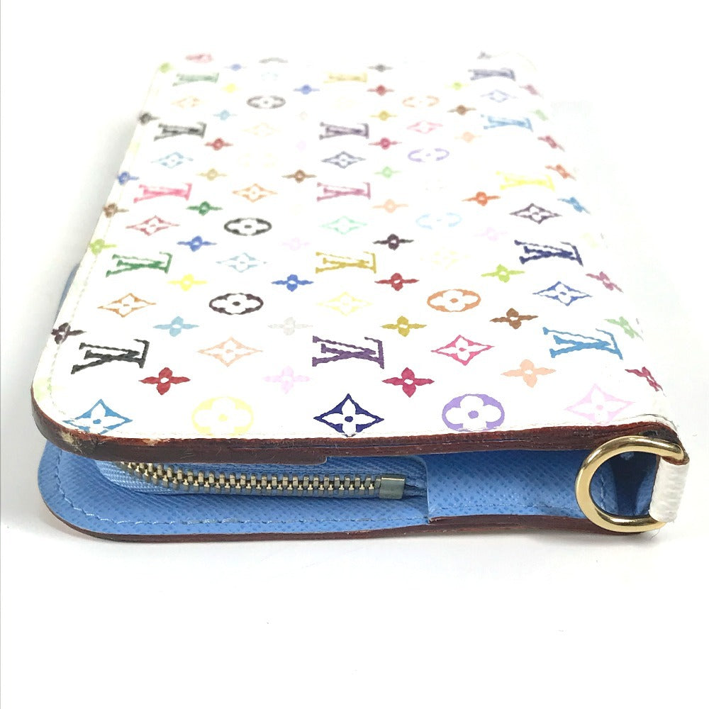 LOUIS VUITTON Long Wallet Purse M93749 Monogram multicolor canvas blue Monogram multicolor Portefeuille Ansolit