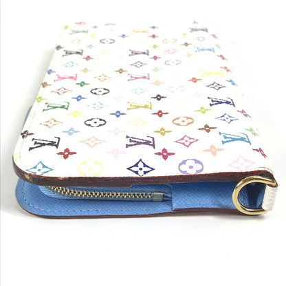 LOUIS VUITTON Long Wallet Purse M93749 Monogram multicolor canvas blue Monogram multicolor Portefeuille Ansolit