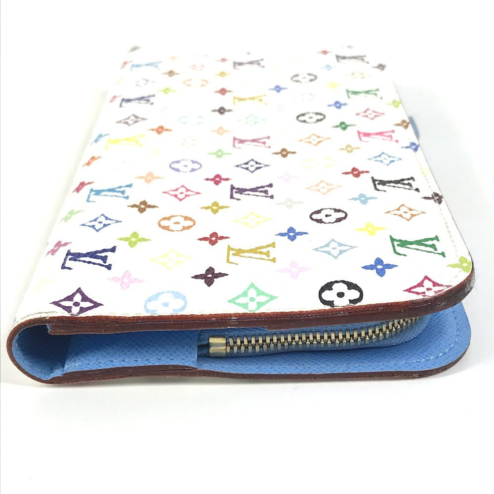 LOUIS VUITTON Long Wallet Purse M93749 Monogram multicolor canvas blue Monogram multicolor Portefeuille Ansolit