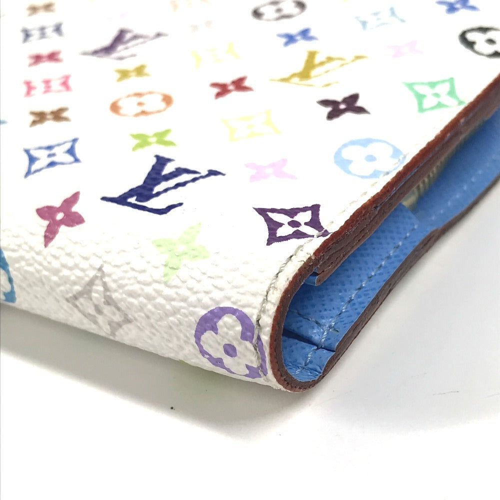 LOUIS VUITTON Long Wallet Purse M93749 Monogram multicolor canvas blue Monogram multicolor Portefeuille Ansolit