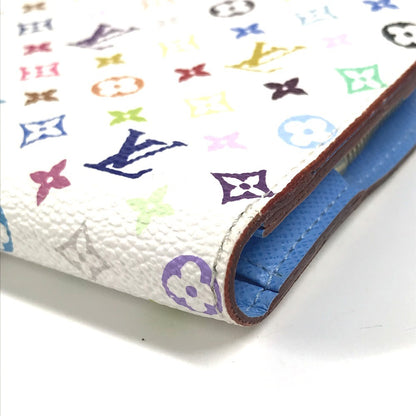 LOUIS VUITTON Long Wallet Purse M93749 Monogram multicolor canvas blue Monogram multicolor Portefeuille Ansolit