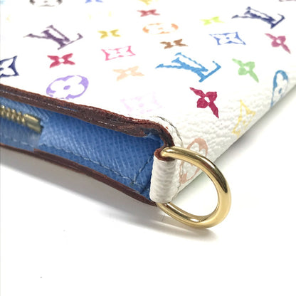 LOUIS VUITTON Long Wallet Purse M93749 Monogram multicolor canvas blue Monogram multicolor Portefeuille Ansolit
