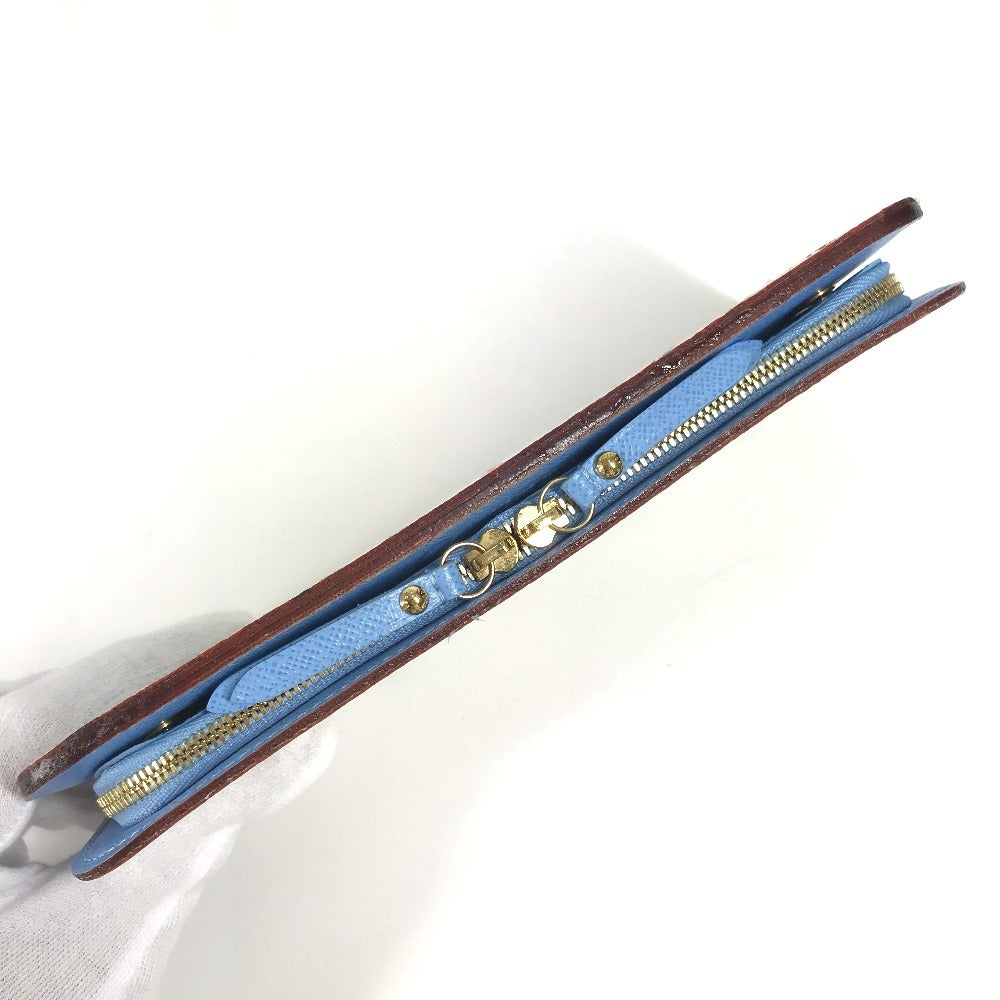 LOUIS VUITTON Long Wallet Purse M93749 Monogram multicolor canvas blue Monogram multicolor Portefeuille Ansolit