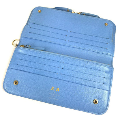 LOUIS VUITTON Long Wallet Purse M93749 Monogram multicolor canvas blue Monogram multicolor Portefeuille Ansolit