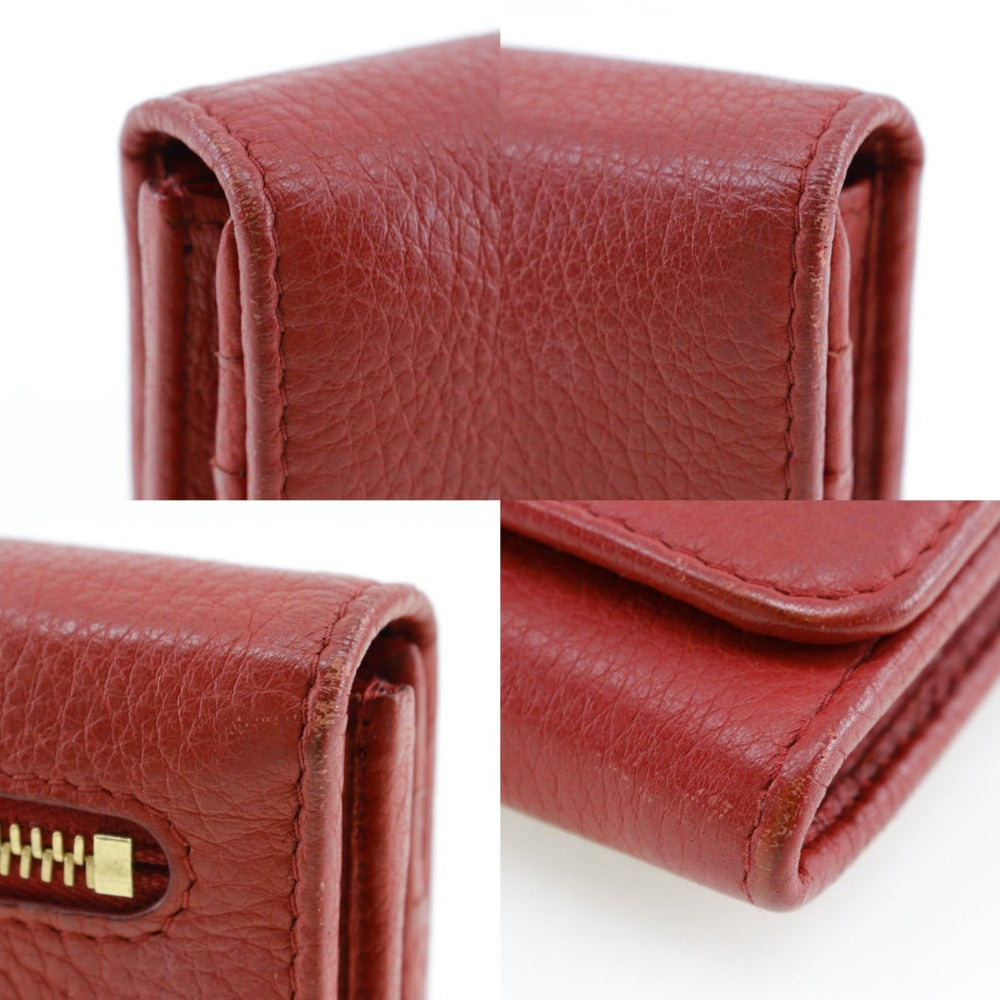 PRADA Long Wallet Purse 1MH132 leather Red Vitterodino