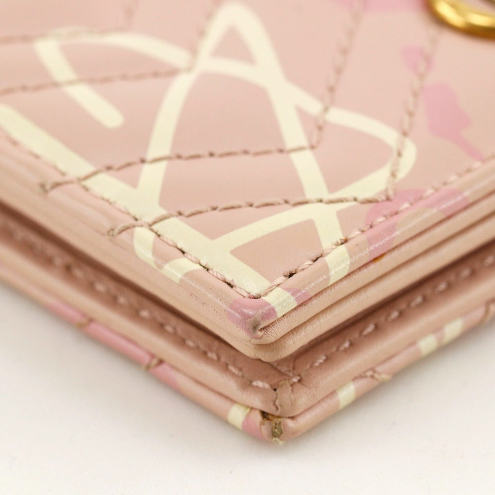 GUCCI Bifold Wallet 449421 leather pink GG ghost Compact wallet