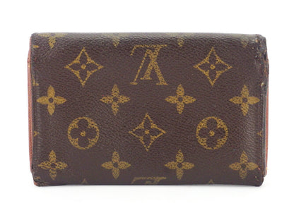 LOUIS VUITTON Long Wallet Purse M61730 Brown beige gold Portonebi Tresol