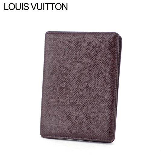 LOUIS VUITTON Pass case M30496 Brown type Porto 2 Cult Vertical